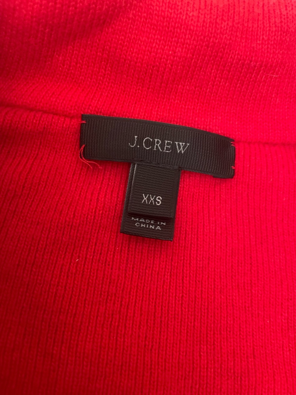 J.Crew Knit Sweater Blazer Cardigan Red XXS - Picture 2 of 4